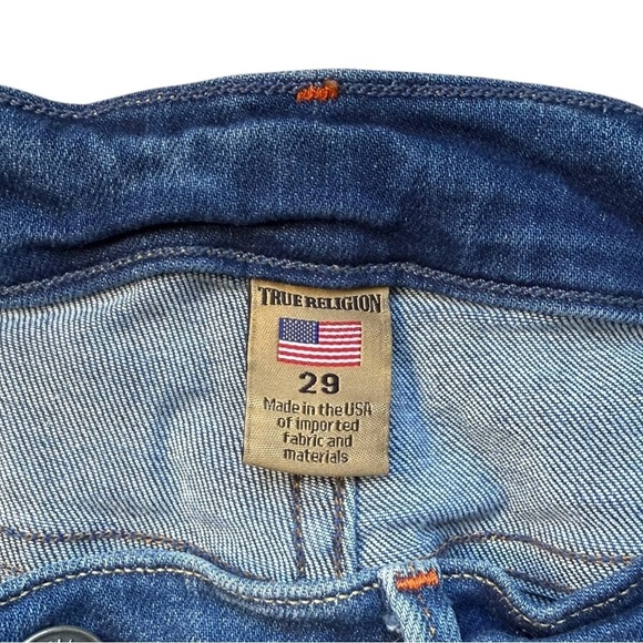 True Religion Women’s Jeans Becca 29 Midrise Bootcut Dark Wash - Picture 2 of 8